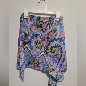 Zara Multicolor Paisley Skirt